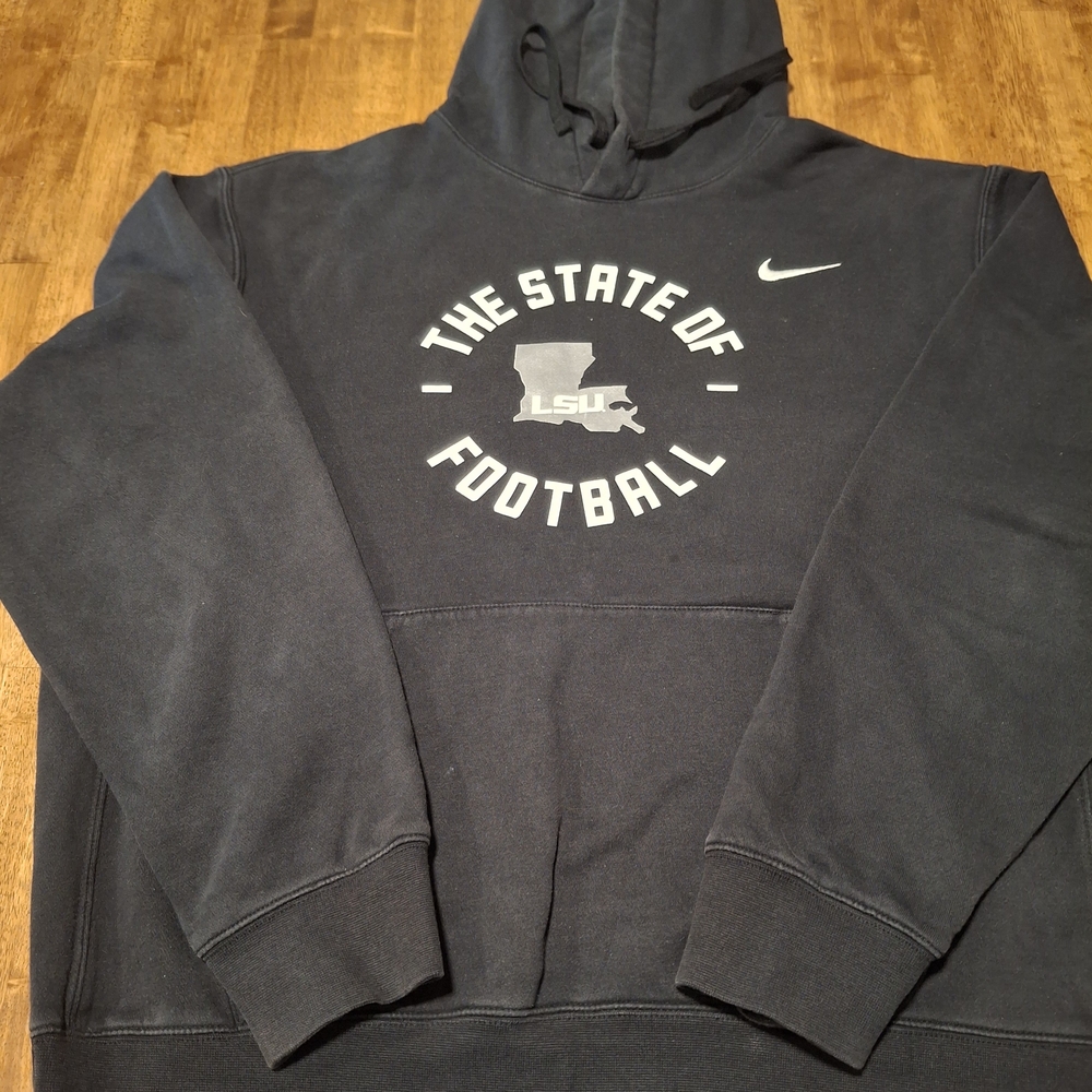Nike Black 'The State of Football' Hoodie-Louisiana Mania 2019